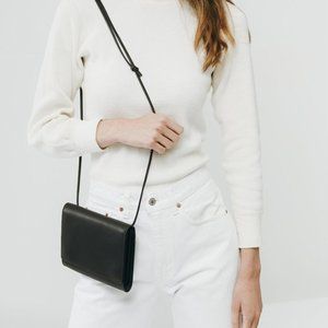 baggu black compact purse